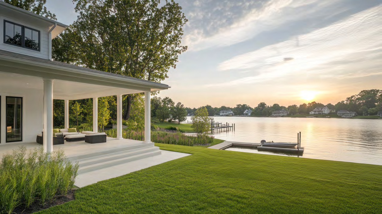 Waterfront homes (illustrative)